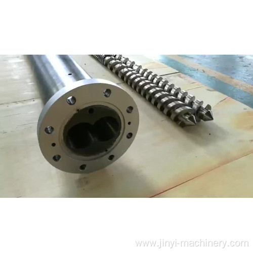 Parallel Twin Screw Barrel with Bimetallic Alloy Lining